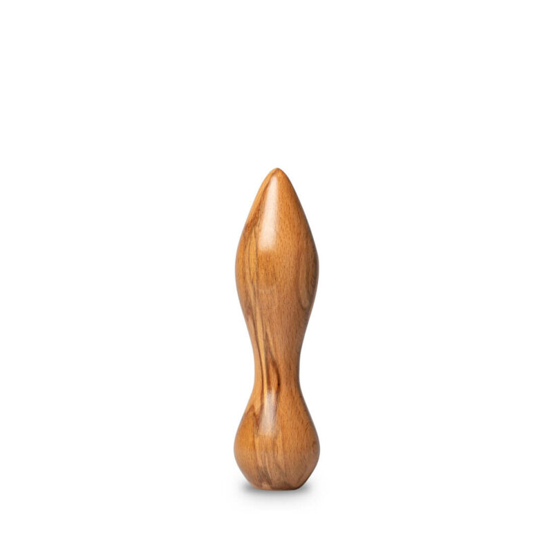 Exocet, godemichet en bois essence frêne olivier | le sextoy en bois produit dans les Vosges